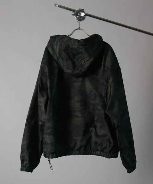 NYLAUS(ナイラス)の「【NYS】2026新作 総柄 ジップアップ マウンテンパーカー ダブルジップブルゾン(ブルゾン・メンズ・ブラック/カモフラージュ/レオパード・L/M/S)」の14枚目の写真