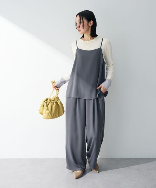 Green　Parks（グリーンパークス）の「アンチピリング袖配色ニットプルオーバー（ニット/セーター・レディース・アイボリー/ブラック/ピンク・FREE）」の17枚目の写真