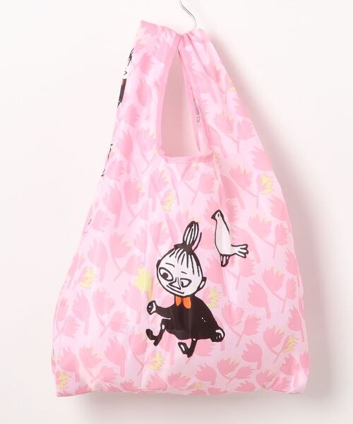 MOOMIN(ムーミン)の「【 MOOMIN 】 マルシェショッピングバッグ ミイ お花 26S1(エコバッグ/サブバッグ・レディース・ライトピンク・FREE)」の1枚目の写真