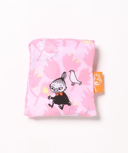 MOOMIN(ムーミン)の「【 MOOMIN 】 マルシェショッピングバッグ ミイ お花 26S1(エコバッグ/サブバッグ・レディース・ライトピンク・FREE)」の3枚目の写真