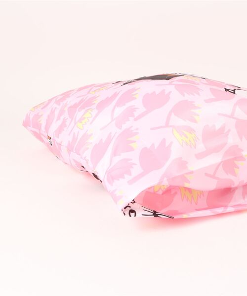 MOOMIN(ムーミン)の「【 MOOMIN 】 マルシェショッピングバッグ ミイ お花 26S1(エコバッグ/サブバッグ・レディース・ライトピンク・FREE)」の4枚目の写真