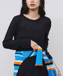 ROSE BUD | SHEER L/S TEE(Tシャツ/カットソー)