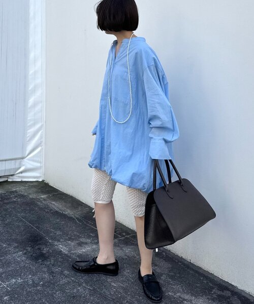 WILLOW(ウィロー)の「【willow】ニットレースサイドギャザーカプリパンツ(その他パンツ・レディース・ホワイト/ブラック・ONE SIZE)」の7枚目の写真