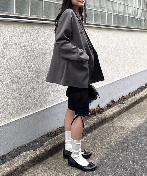 WILLOW(ウィロー)の「【willow】ニットレースサイドギャザーカプリパンツ(その他パンツ・レディース・ホワイト/ブラック・ONE SIZE)」の11枚目の写真