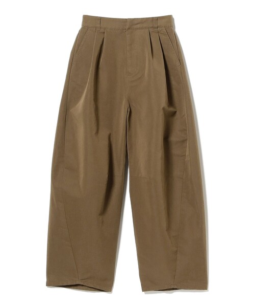 Ray BEAMS（レイビームス）の「2タック カーブ バレル チノパンツ（その他パンツ・レディース・ダークブラウン/カーキ・0/1）」の18枚目の写真