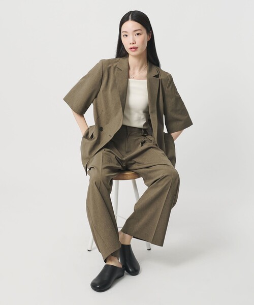 BEAUTY&YOUTH UNITED ARROWS（ビューティーアンドユースユナイテッドアローズ）の「レザー インヒール スリッポン（スリッポン・レディース・ブラック/ブラウン系・37/36/38）」の7枚目の写真