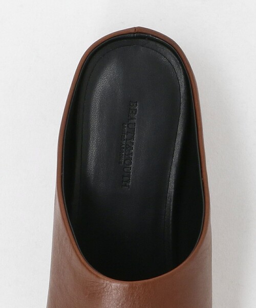 BEAUTY&YOUTH UNITED ARROWS（ビューティーアンドユースユナイテッドアローズ）の「レザー インヒール スリッポン（スリッポン・レディース・ブラック/ブラウン系・37/36/38）」の14枚目の写真