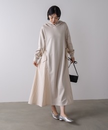 Bou Jeloud（ブージュルード）の「異素材切替ワンピース（ワンピース）」