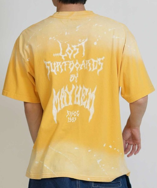 lost(ロスト)の「lost/ロスト MEYHEM SINCE 87 TEE Tシャツ LM6S-2103(Tシャツ/カットソー・メンズ・ブラック/イエロー/パープル・XL/L/M)」の3枚目の写真