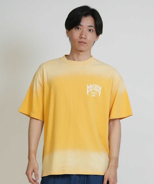 lost(ロスト)の「lost/ロスト MEYHEM SINCE 87 TEE Tシャツ LM6S-2103(Tシャツ/カットソー・メンズ・ブラック/イエロー/パープル・XL/L/M)」の13枚目の写真