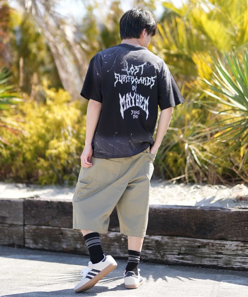 lost(ロスト)の「lost/ロスト MEYHEM SINCE 87 TEE Tシャツ LM6S-2103(Tシャツ/カットソー・メンズ・ブラック/イエロー/パープル・XL/L/M)」の5枚目の写真