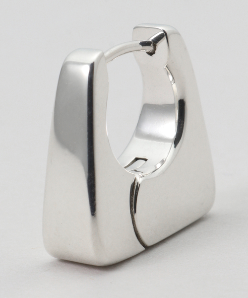 JOURNAL STANDARD(ジャーナルスタンダード)の「【VALENTINE /ヴァレンタイン】 Square Hoop Earrings(ピアス(両耳用)・レディース・シルバー・FREE)」の5枚目の写真