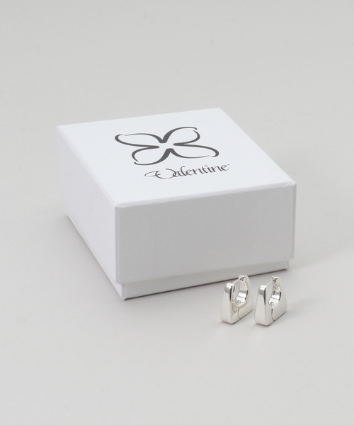 JOURNAL STANDARD(ジャーナルスタンダード)の「【VALENTINE /ヴァレンタイン】 Square Hoop Earrings(ピアス(両耳用)・レディース・シルバー・FREE)」の6枚目の写真