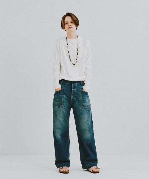別注】BUZZ RICKSON'S / USN デニム トラウザーズ（デニムパンツ