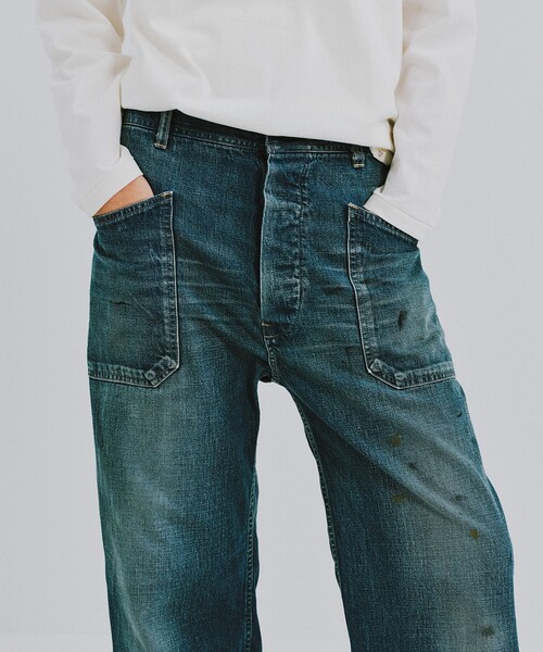 別注】BUZZ RICKSON'S / USN デニム トラウザーズ（デニムパンツ