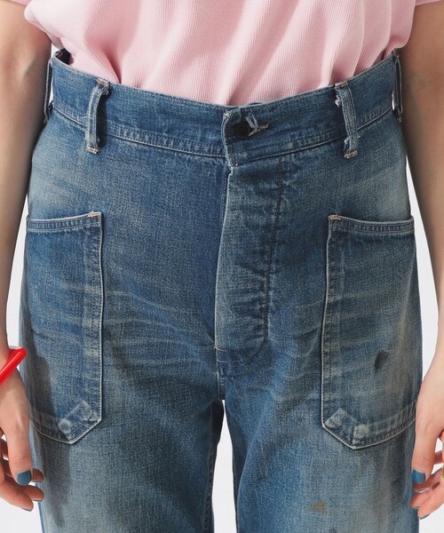 Buzz Rickson's(バズリクソンズ)の「【別注】BUZZ RICKSON'S / USN デニム トラウザーズ(デニムパンツ・レディース・インディゴブルー・X-SMALL/SMALL)」の12枚目の写真