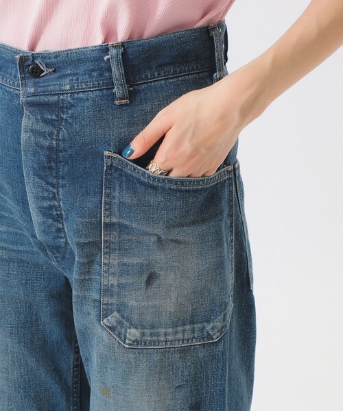 Buzz Rickson's(バズリクソンズ)の「【別注】BUZZ RICKSON'S / USN デニム トラウザーズ(デニムパンツ・レディース・インディゴブルー・X-SMALL/SMALL)」の11枚目の写真