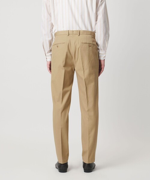 UNITED ARROWS（ユナイテッドアローズ）の「ツイル カルゼ ２プリーツ キャロット パンツ（スラックス・メンズ・オリーブ/グレー系/ベージュ・S/L/XL/M）」の12枚目の写真