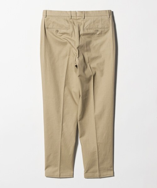 UNITED ARROWS（ユナイテッドアローズ）の「ツイル カルゼ ２プリーツ キャロット パンツ（スラックス・メンズ・オリーブ/グレー系/ベージュ・S/L/XL/M）」の14枚目の写真