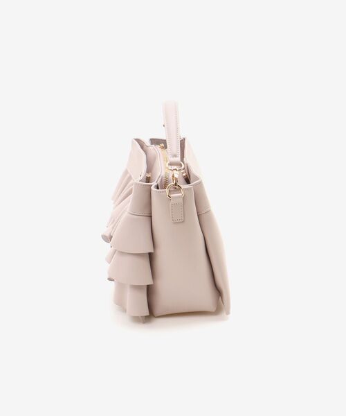 MAJESTIC LEGON（マジェスティックレゴン）の「フリルマルチポケットショルダーバッグ（ショルダーバッグ・レディース・ブラック/アイボリー/ピンク・FREE）」の22枚目の写真