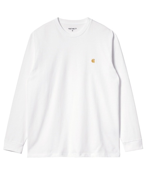 Carhartt WIP(カーハートダブリューアイピー)の「【Carhartt WIP】L/S CHASE T-SHIRT(Tシャツ/カットソー・メンズ・ホワイト・M/L)」の2枚目の写真