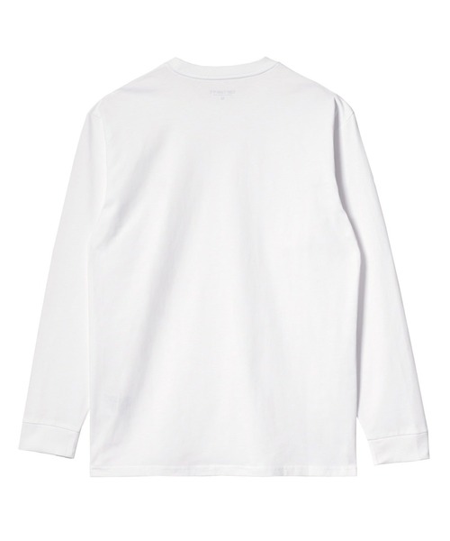 Carhartt WIP(カーハートダブリューアイピー)の「【Carhartt WIP】L/S CHASE T-SHIRT(Tシャツ/カットソー・メンズ・ホワイト・M/L)」の3枚目の写真