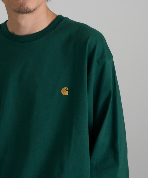Carhartt WIP(カーハートダブリューアイピー)の「【Carhartt WIP】L/S CHASE T-SHIRT(Tシャツ/カットソー・メンズ・ホワイト・M/L)」の10枚目の写真