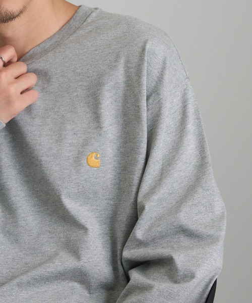 Carhartt WIP(カーハートダブリューアイピー)の「【Carhartt WIP】L/S CHASE T-SHIRT(Tシャツ/カットソー・メンズ・ホワイト・M/L)」の16枚目の写真