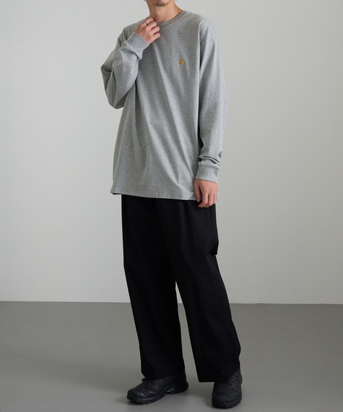 Carhartt WIP(カーハートダブリューアイピー)の「【Carhartt WIP】L/S CHASE T-SHIRT(Tシャツ/カットソー・メンズ・ホワイト・M/L)」の14枚目の写真