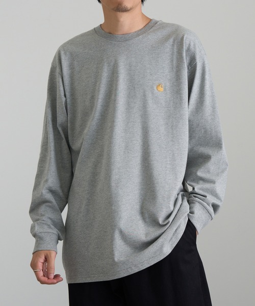 Carhartt WIP(カーハートダブリューアイピー)の「【Carhartt WIP】L/S CHASE T-SHIRT(Tシャツ/カットソー・メンズ・ホワイト・M/L)」の20枚目の写真