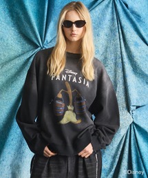 《UNISEX》【MOVIE SERIES】「FANTASIA」- BROOM - Prime-Over Crew Neck Sweatshirt/「ファンタジア」- ほうき -プライムオーバークルーネックスウェット【MAISON SPECIAL/メゾンスペシャル】