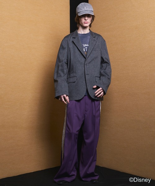 MAISON SPECIAL(メゾンスペシャル)の「《UNISEX》【MOVIE SERIES】「FANTASIA」- BROOM - Prime-Over Crew Neck Sweatshirt/「ファンタジア」- ほうき -プライムオーバークルーネックスウェット【MAISON SPECIAL/メゾンスペシャル】(スウェット・メンズ・ブラック/ネイビー・0/1/2)」の6枚目の写真