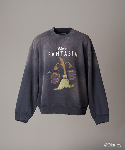 MAISON SPECIAL(メゾンスペシャル)の「《UNISEX》【MOVIE SERIES】「FANTASIA」- BROOM - Prime-Over Crew Neck Sweatshirt/「ファンタジア」- ほうき -プライムオーバークルーネックスウェット【MAISON SPECIAL/メゾンスペシャル】(スウェット・メンズ・ブラック/ネイビー・0/1/2)」の14枚目の写真