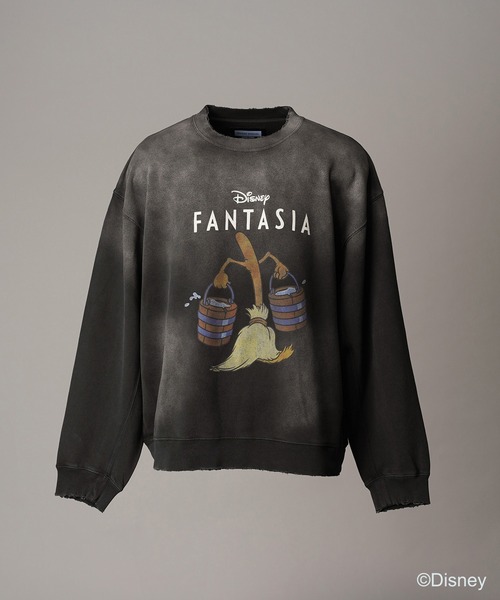 MAISON SPECIAL(メゾンスペシャル)の「《UNISEX》【MOVIE SERIES】「FANTASIA」- BROOM - Prime-Over Crew Neck Sweatshirt/「ファンタジア」- ほうき -プライムオーバークルーネックスウェット【MAISON SPECIAL/メゾンスペシャル】(スウェット・メンズ・ブラック/ネイビー・0/1/2)」の13枚目の写真