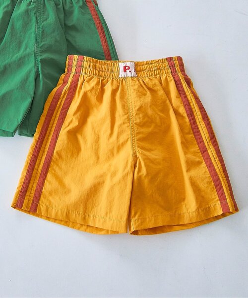 p.premier(ピードットプルミエ)の「【リンク /セットアップ可】サイドラインスイムパンツ(水着・キッズ・イエロー/グリーン/ブラウン・80/90/100/110/120/130/140)」の3枚目の写真