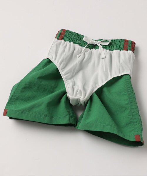 p.premier(ピードットプルミエ)の「【リンク /セットアップ可】サイドラインスイムパンツ(水着・キッズ・イエロー/グリーン/ブラウン・80/90/100/110/120/130/140)」の17枚目の写真