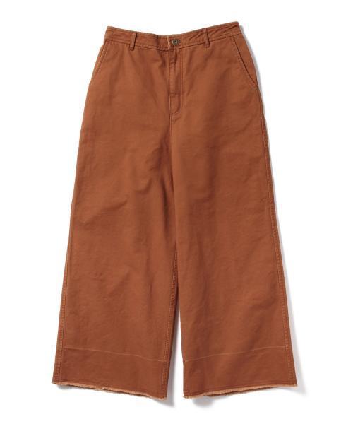 Ray BEAMS（レイビームス）の「Ray BEAMS / カットオフ クロップドパンツ（その他パンツ・レディース・オリーブ/ダークブラウン・0/1）」の15枚目の写真