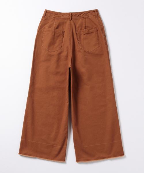 Ray BEAMS（レイビームス）の「Ray BEAMS / カットオフ クロップドパンツ（その他パンツ・レディース・オリーブ/ダークブラウン・0/1）」の13枚目の写真