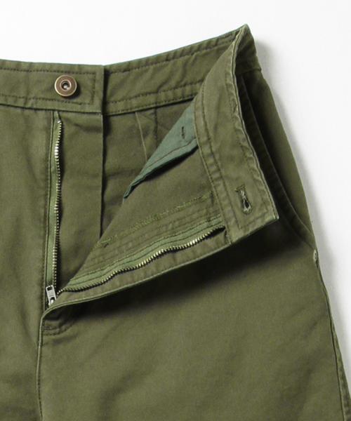 Ray BEAMS（レイビームス）の「Ray BEAMS / カットオフ クロップドパンツ（その他パンツ・レディース・オリーブ/ダークブラウン・0/1）」の9枚目の写真