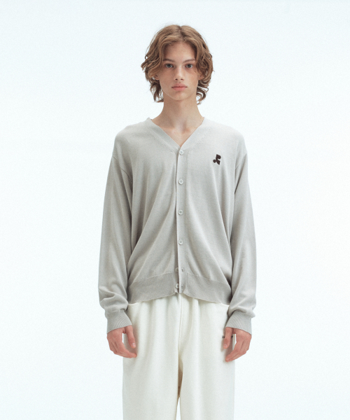 Rest&Recreation(レストアンドレクリエーション)の「LOOSE FIT KNIT CARDIGAN - LIGHT GREY(カーディガン/ボレロ・メンズ・その他・ONE)」の3枚目の写真
