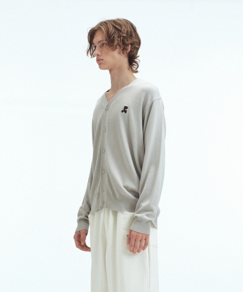 Rest&Recreation(レストアンドレクリエーション)の「LOOSE FIT KNIT CARDIGAN - LIGHT GREY(カーディガン/ボレロ・メンズ・その他・ONE)」の4枚目の写真