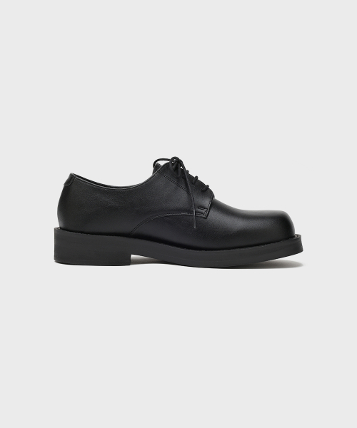 FIRENZE ATELIER（フィレンツェアトリエ）の「[SECOND.A Light] ボールドシェイプ ミニマル ダービー SL31 [MATT BLACK]（ドレスシューズ・メンズ・ブラック・24cm/25cm/26cm/27cm/28cm）」の5枚目の写真