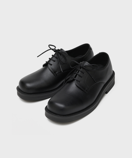 FIRENZE ATELIER（フィレンツェアトリエ）の「[SECOND.A Light] ボールドシェイプ ミニマル ダービー SL31 [MATT BLACK]（ドレスシューズ・メンズ・ブラック・24cm/25cm/26cm/27cm/28cm）」の8枚目の写真