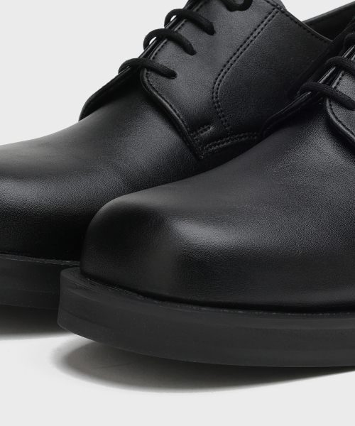 FIRENZE ATELIER（フィレンツェアトリエ）の「[SECOND.A Light] ボールドシェイプ ミニマル ダービー SL31 [MATT BLACK]（ドレスシューズ・メンズ・ブラック・24cm/25cm/26cm/27cm/28cm）」の9枚目の写真