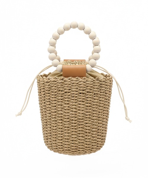 coca（coca）（コカ）の「カゴバッグ（かごバッグ・レディース・ベージュ・ONE SIZE）」の14枚目の写真