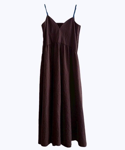 Paradise Picnic（パラダイスピクニック）の「HCAE カラーストラップドレス（ワンピース・レディース・グレー/ブラウン・FREE）」の11枚目の写真