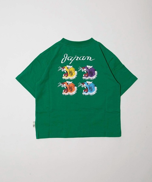 MAKE YOUR DAY（メイクユアデイ）の「4トラプリント半袖Tシャツ■80～140cm（Tシャツ/カットソー・キッズ・ブラック/グリーン・80/90/100/110/120/130/140）」の5枚目の写真