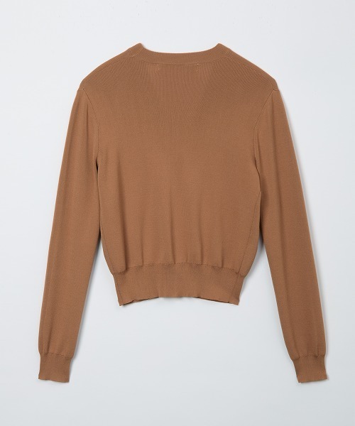 leinwande（ラインヴァンド）の「【leinwande】26SS新作 Ribbon Tie Dry-touch Cardigan（カーディガン/ボレロ・レディース・ブラウン/グレー/ブラック・ONE SIZE）」の11枚目の写真