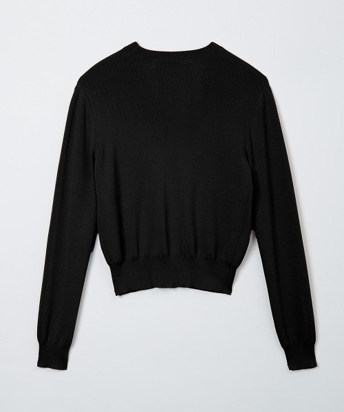leinwande（ラインヴァンド）の「【leinwande】26SS新作 Ribbon Tie Dry-touch Cardigan（カーディガン/ボレロ・レディース・ブラウン/グレー/ブラック・ONE SIZE）」の15枚目の写真
