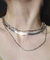 quip queint】noan black necklace/ノアン ブラック ネックレス